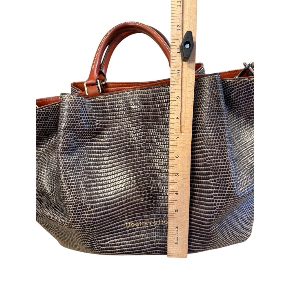 Dooney ans Bourke Lizard Embossed‎ Handbag-Large - Picture 8 of 10